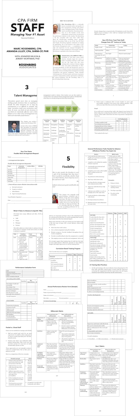 sample pages: full of step-by-step instructions, worksheets, checklists.